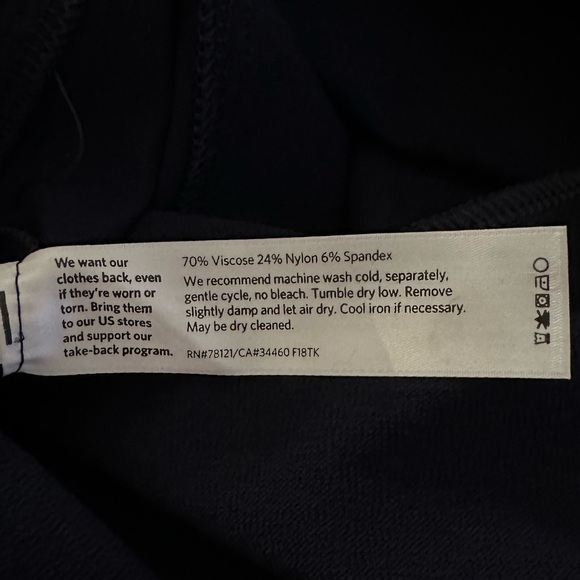 EILEEN FISHER Washable Stretch Crepe Deep V-Neck Dress in Midnight - Picture 12 of 13